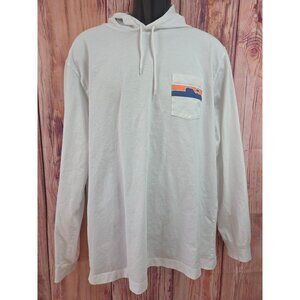 Vineyard Vines White Whale Logo Long-Sleeve Hoodie Large 100% Cotton